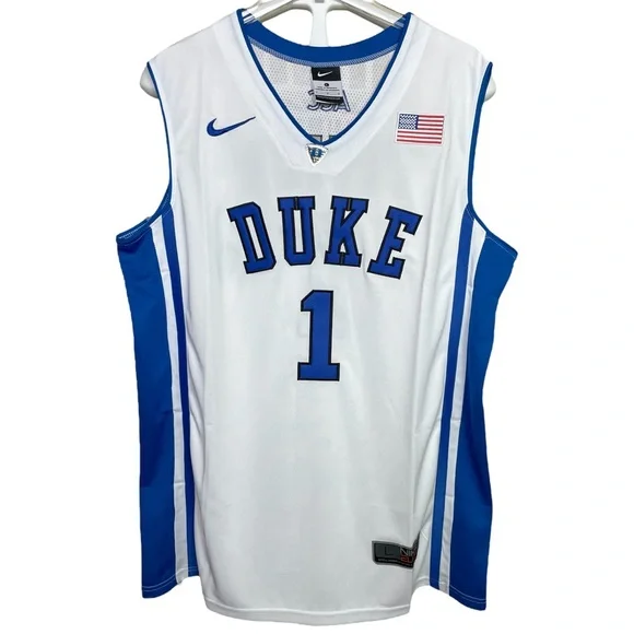 Kyrie Irving DUKE NIKE 公式 ユニフォーム Men's Nike Kyrie Irving White Duke Blue Devils Alumni Player